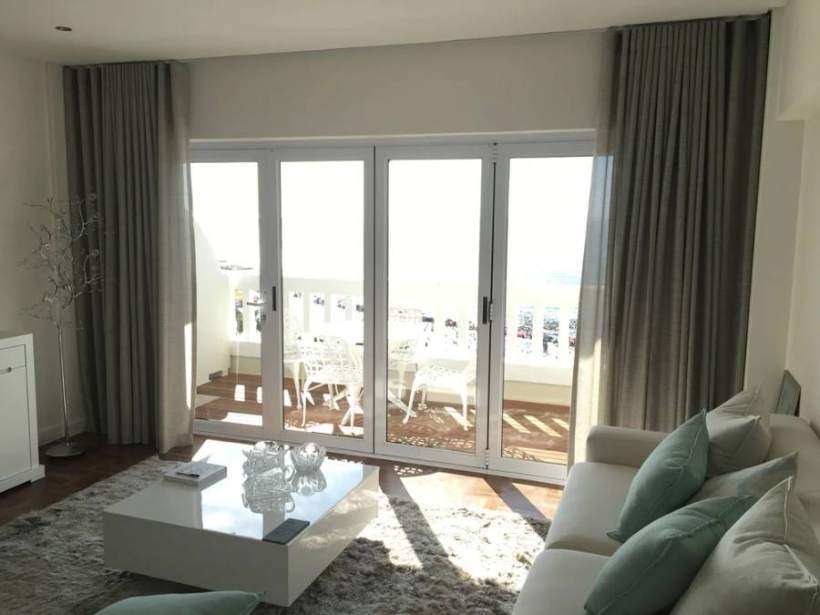 Staged beachfront living room, Cape Town