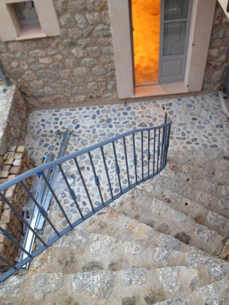 Staircase after